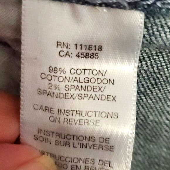 Michael Michael Kors Sausilito Dark Wash Mid/Low Rise Western Bootcut Jeans 6 - Picture 12 of 12